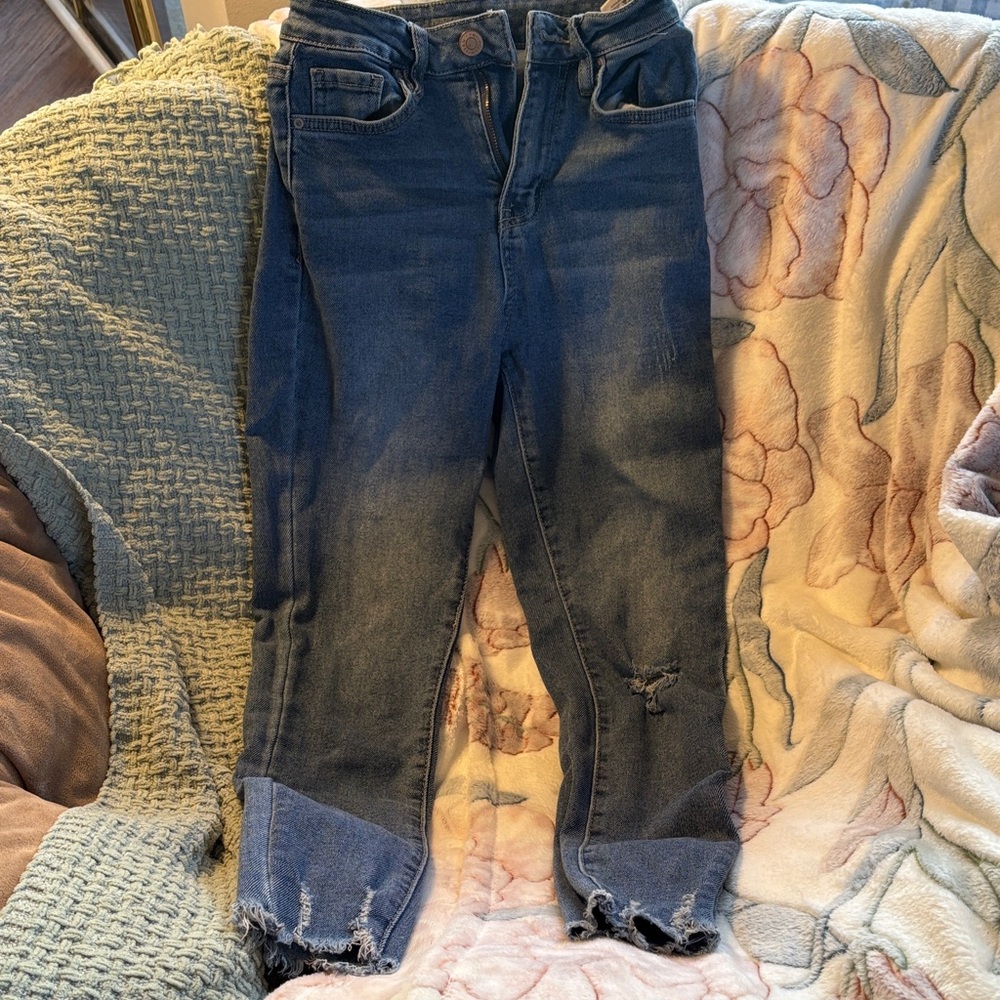 Distressed Blue Jeans for Women
